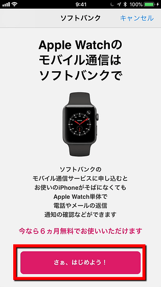 Softbank on discount line apple watch