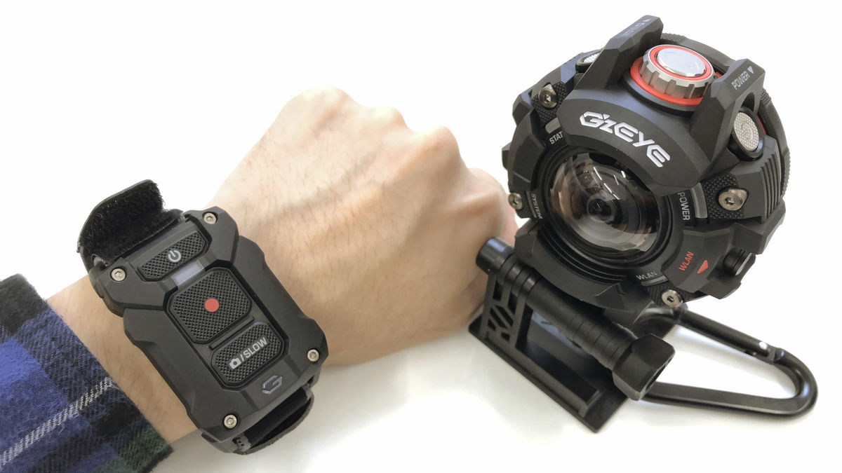 G-SHOCK-like look and action camera with toughness, CASIO 'G'z EYE 