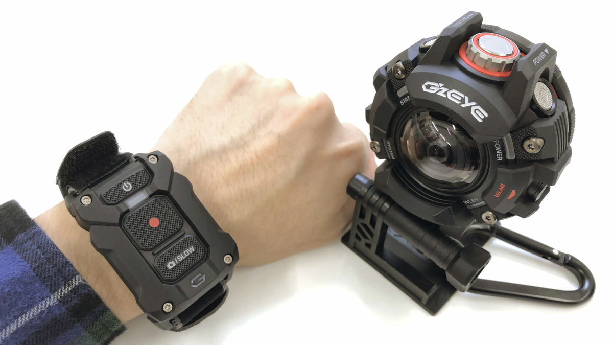 G-SHOCK-like look and action camera with toughness, CASIO 'G'z EYE