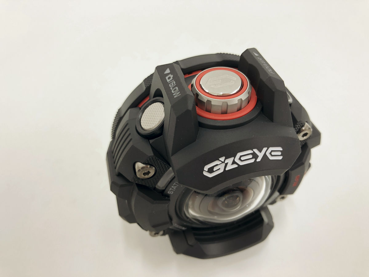 G-SHOCK-like look and action camera with toughness, CASIO 'G'z EYE