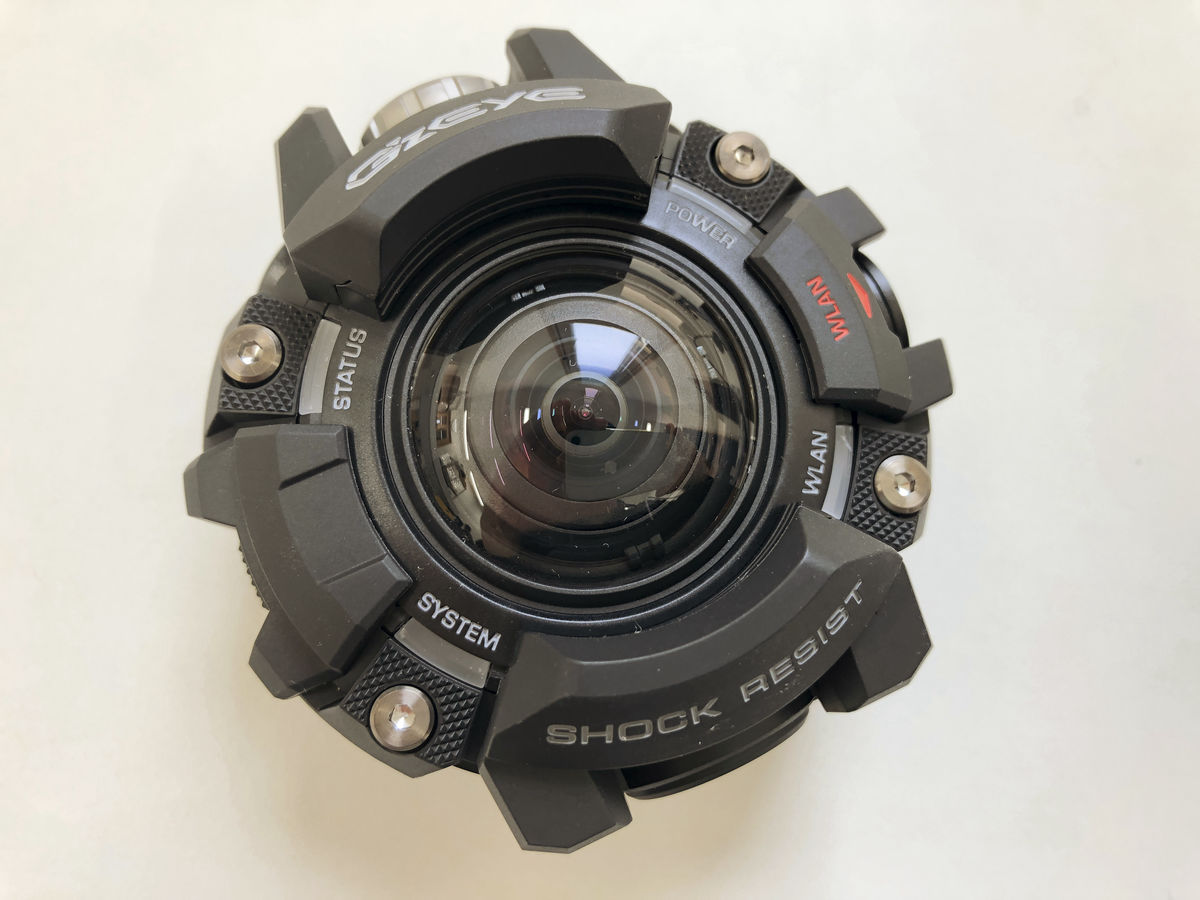 G-SHOCK-like look and action camera with toughness, CASIO 'G'z EYE