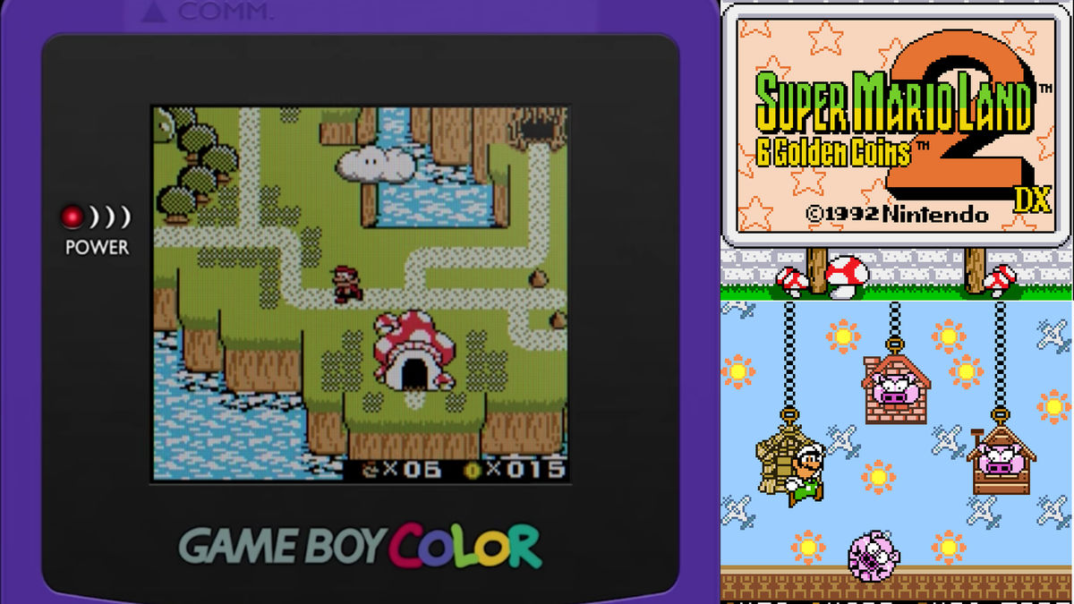 Battleman colorized Game Boy's monochrome "Super Mario Land 2 6 gold coins" - GIGAZINE