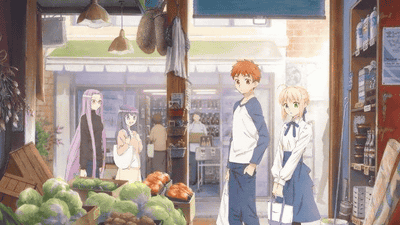 New Animation Of Fate Series Today S Rice With Sanni San Delivery Decision Gigazine