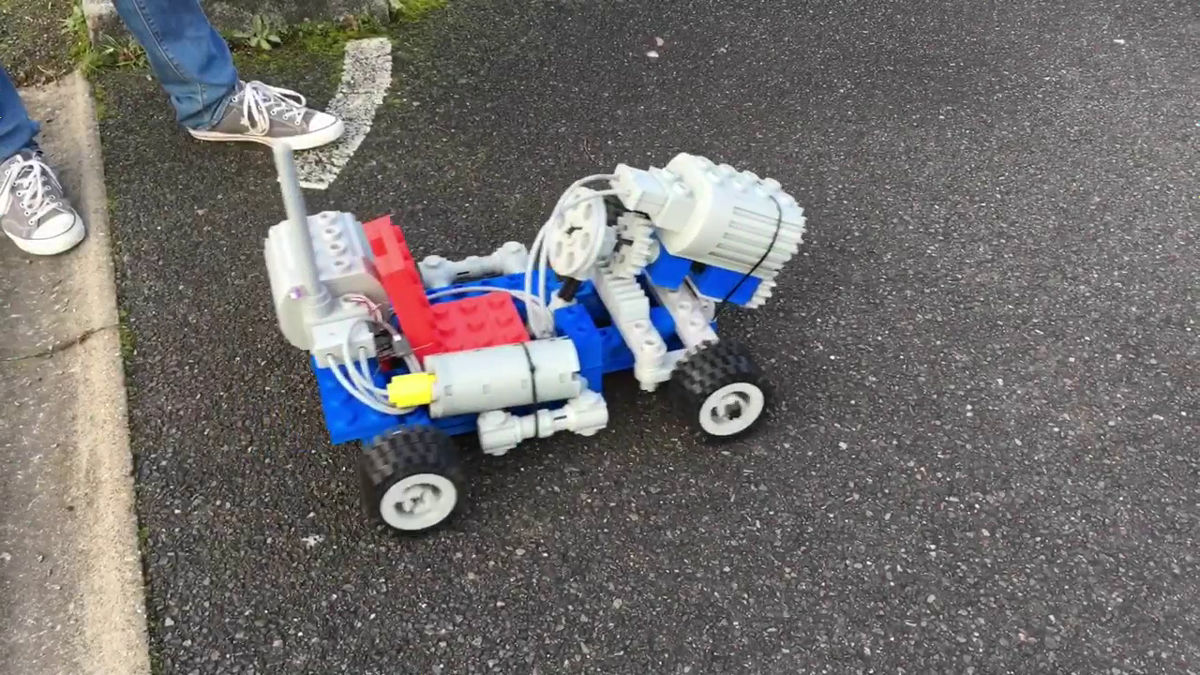 Check Out This Giant 3D-Printed Lego Go-Kart