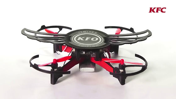 Embalagem nova do “KFC” na Índia vai virar um drone totalmente funcional