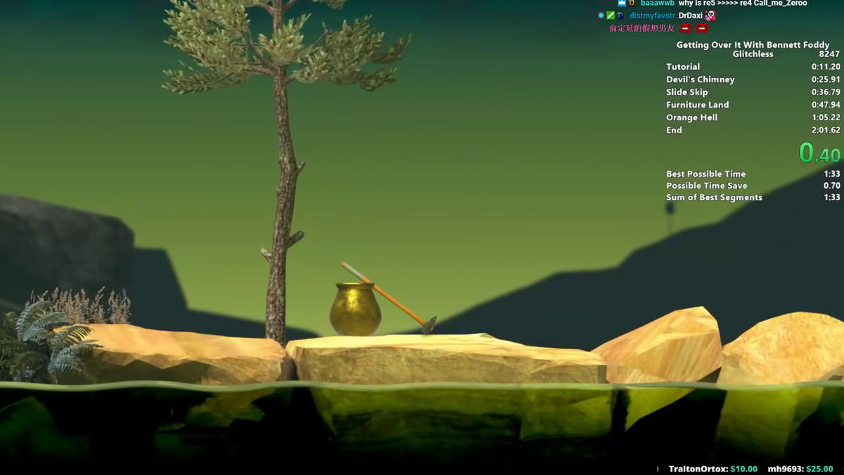 Getting Over It with Bennett Foddy in under 2 minutes by Distortion2 : r/ gaming