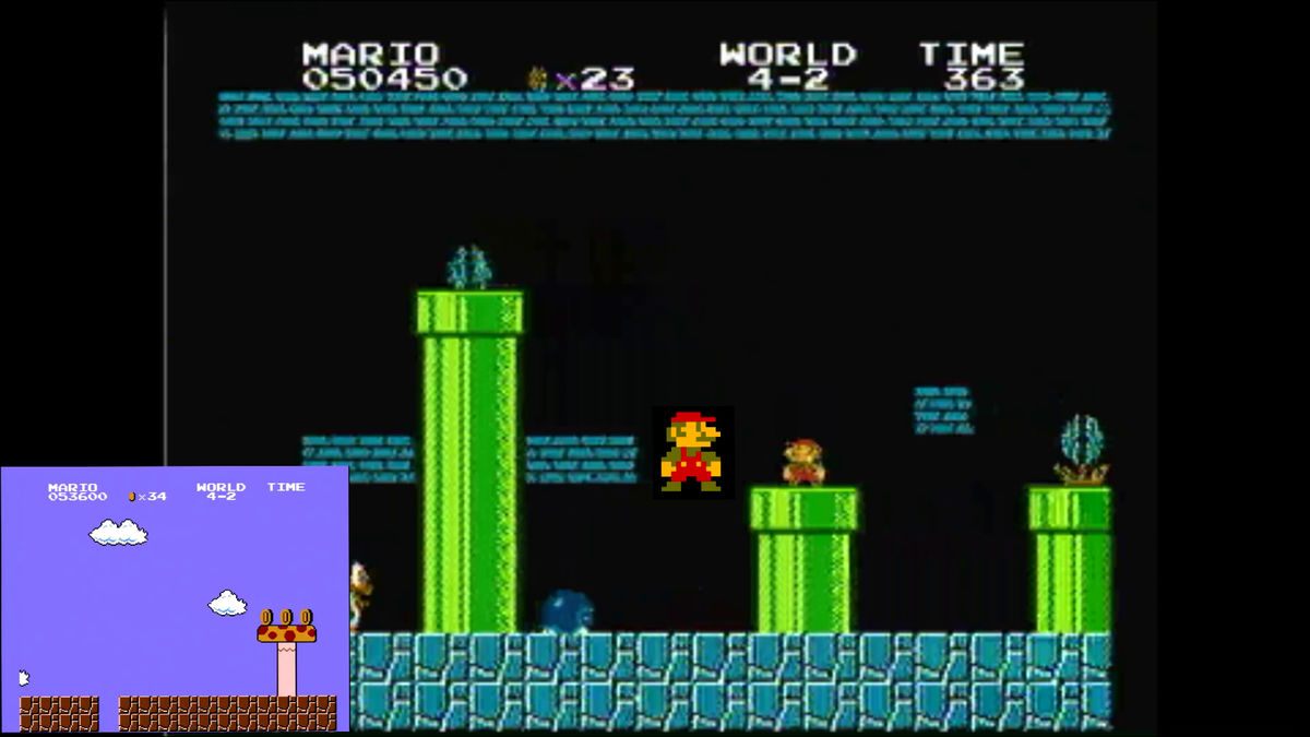 4:56.528) Super Mario Bros. any% speedrun *Former World Record* 