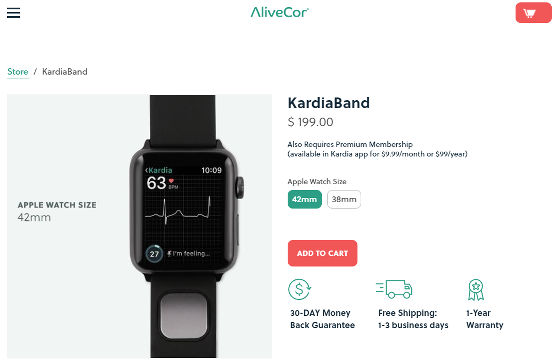 Kardiaband for apple on sale watch