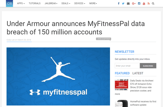 MyFitnessPal hack: What data breach means for other fitness apps.