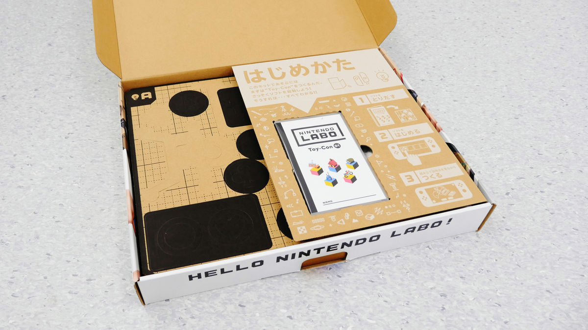Nintendo Labo Variety Kit" that combines Nintendo Switch and cardboard into a piano or motorcycle Opening rite & photo review GIGAZINE