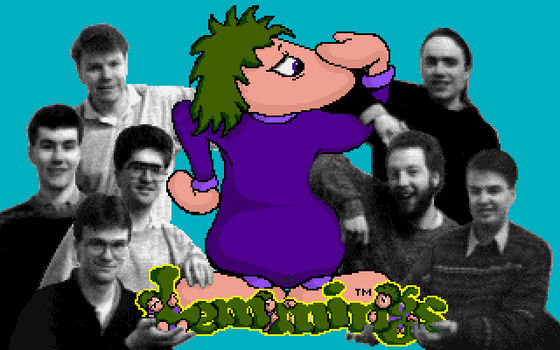 Playable Lemmings made with DHTML - GIGAZINE