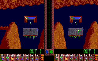 Playable Lemmings made with DHTML - GIGAZINE