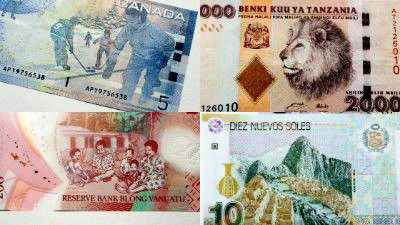 Introduce world notes (bills) that can meet heroes and animals unique to  that country - GIGAZINE