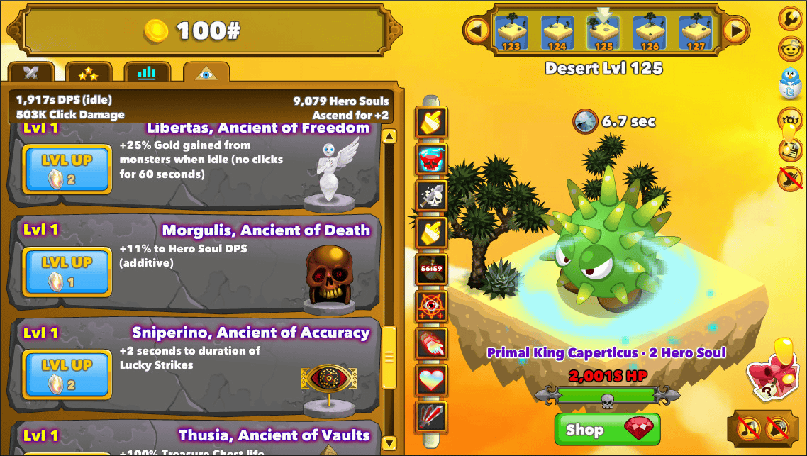 Clicker Heroes - Play Online on SilverGames 🕹️