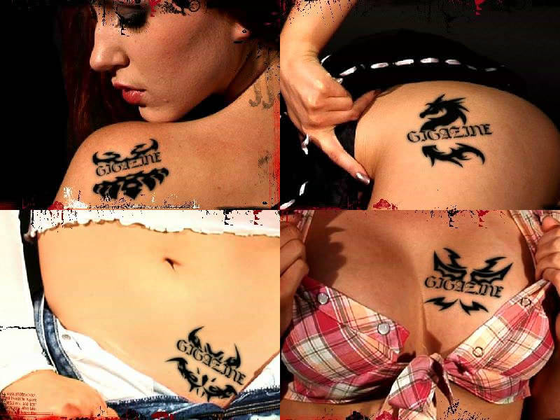 女性がタトゥーをしている壁紙を作る Tattoo Parlour Gigazine