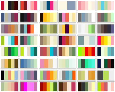 カラーパレットのランキング投稿サイト Colourlovers Gigazine