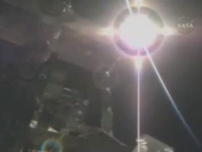 スペースシャトルから見た日の出のムービー Gigazine
