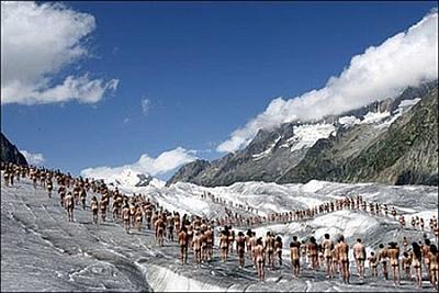Stars Naked Swiss Glacier Picture Scenes