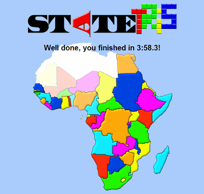 「Statetris」の新バージョンはアフリカの国々とフランスの州