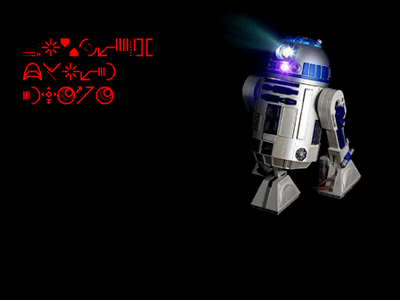 StarCutouts Reproducción a escala R2-D2 Star Wars SC480 