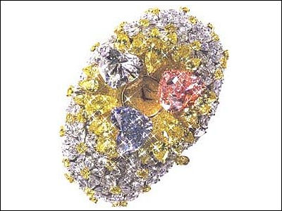 1カラットのダイヤモンドがあしらわれた世界一高い腕時計 Gigazine