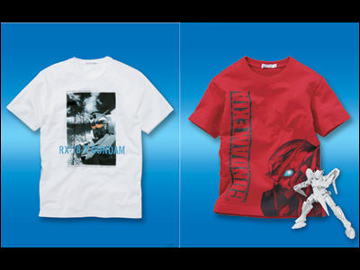 ユニクロがバンダイとコラボして「機動戦士ガンダム」のTシャツを販売 