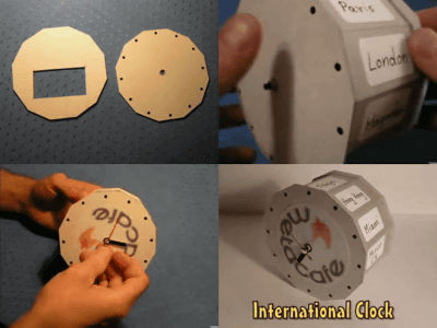 世界中の時間を表す世界時計をとても簡単に作る方法 Gigazine