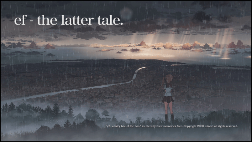 Minoriの新作ゲーム Ef The Latter Tale のデモムービーは超絶ハイクオリティ Gigazine