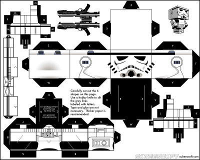 人気キャラクターのペーパークラフトを無料で公開する Cubeecraft Gigazine