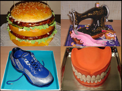 靴やミシン 入れ歯などをリアルに再現した到底食べられるとは思えないケーキの数々 Gigazine