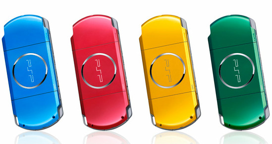 ソニー、PSP-3000に鮮やかな4色の新カラー「CARNIVAL COLORS」を追加 