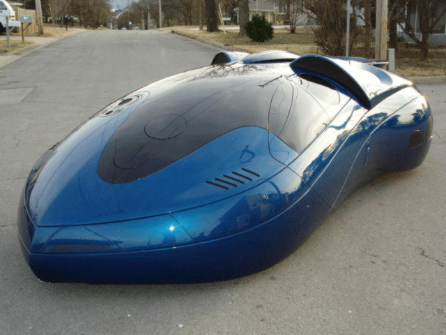 近未来的な電気自動車 Blue Djinn がebayで販売中 Gigazine