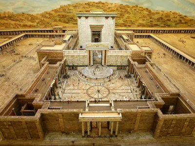 ヘロデ神殿の復元ミニチュア