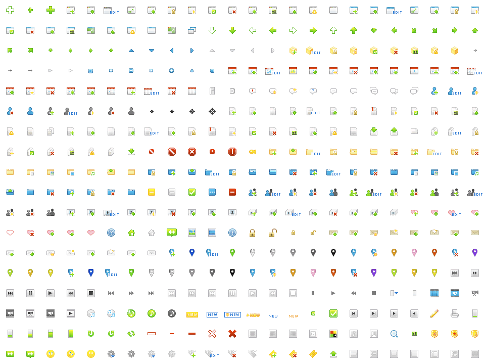 無料で使える462個の小さなアイコン集 Splashy Icons Gigazine