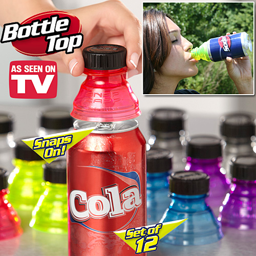 缶ジュースをボトル化して携帯できる Bottle Top Gigazine