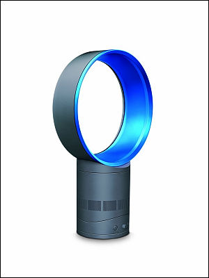 羽根のないダイソン製の新型扇風機「Dyson Air Multiplier」、一体 