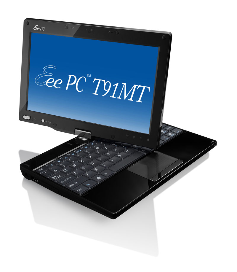 ついにマルチタッチ対応の軽量タブレット「EeePC T91MT」が発売、SSD搭載でワンセグにも対応 - GIGAZINE