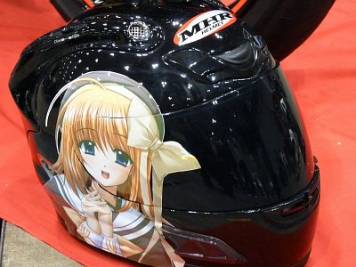 アニメやゲームのキャラをふんだんに盛り込んだ 萌え博10 の痛単車 Gigazine