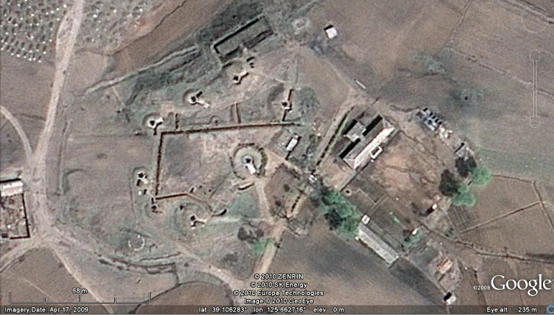 Google Earthで見る北朝鮮の対空防御網 Gigazine