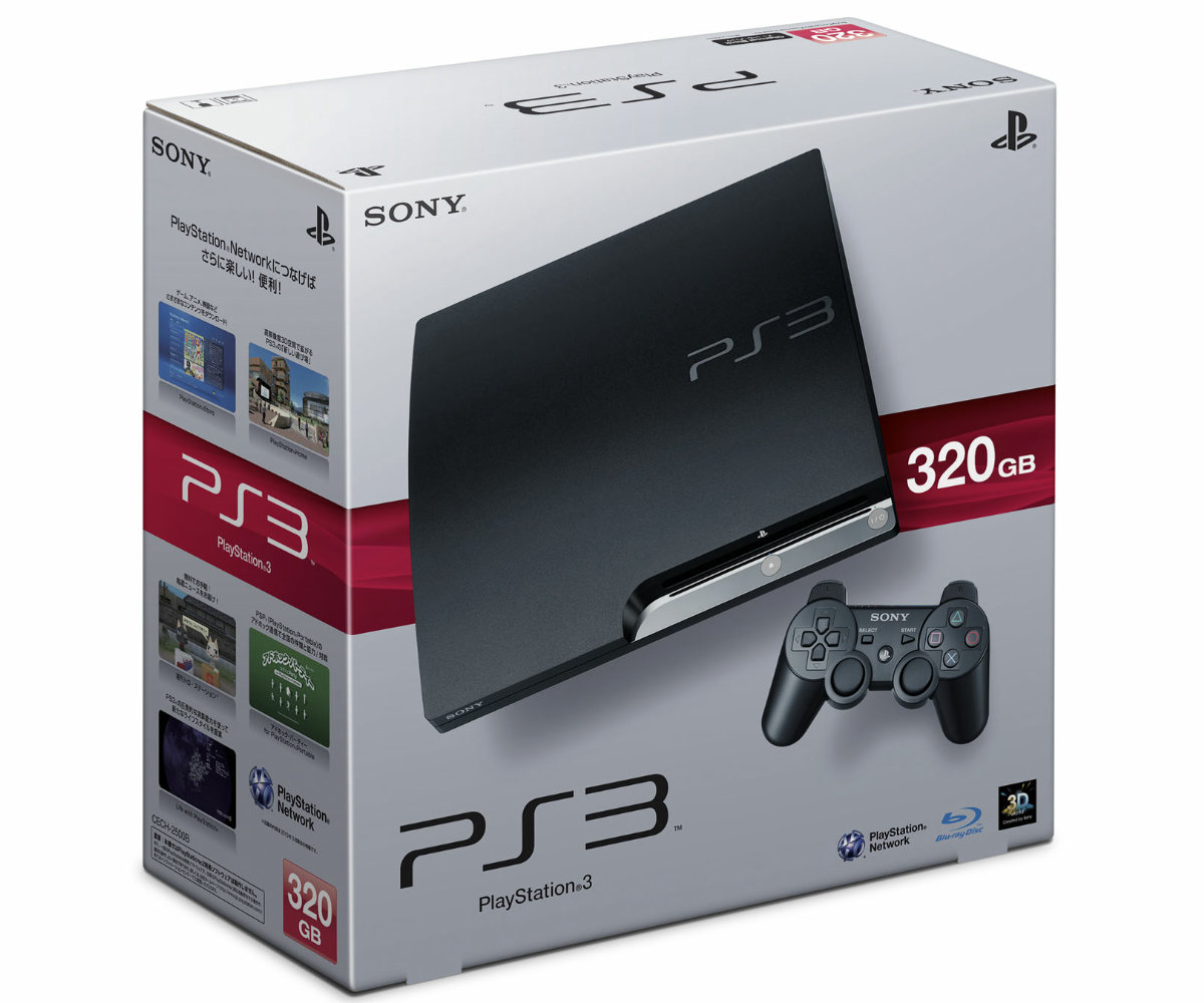 薄型ps3 cech2500a 160GBモデル　playstation3