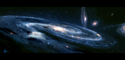 すさまじいほど神秘的な大宇宙を描くアーティスト「JoeJesus」 - GIGAZINE
