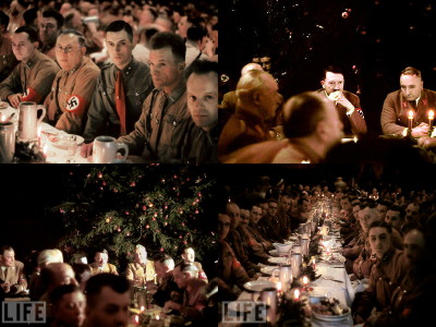 総統のクリスマス 1941年のナチスのクリスマスパーティーの様子を伝える貴重なカラー写真 Gigazine
