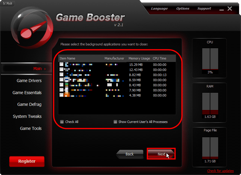 1発でパソコンをゲームに最適化するフリーソフト Game Booster Gigazine