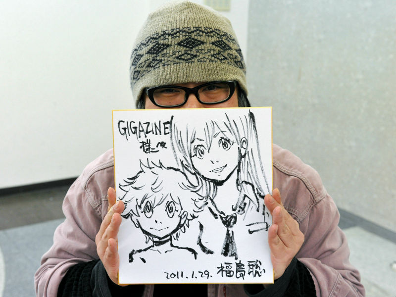 漫画家の福島聡さんに似顔絵を描いてもらえる突発企画 似顔絵描きます会 レポート Gigazine