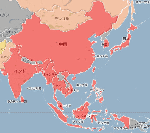 人気ダウンロード アジア 地図 イラスト 最高の壁紙のアイデアcahd