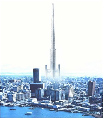 高さ1000mオーバーのビルが続々 ブルジュ ハリファ を越える中東のハイパービルディング計画いろいろ Gigazine