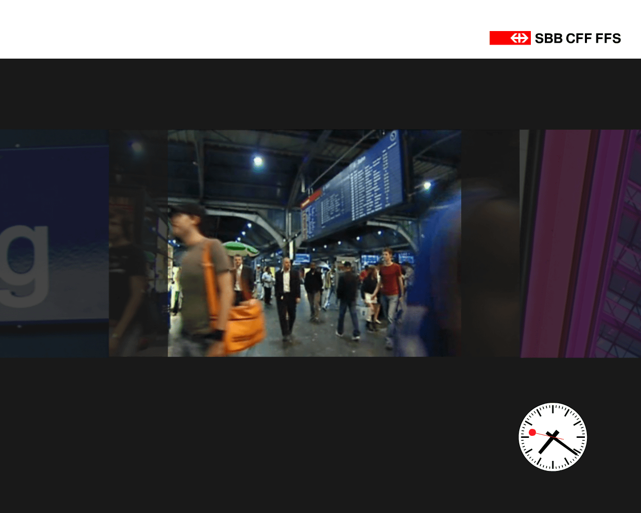 スイス国鉄公式鉄道時計スクリーンセーバー Swiss Railway Clock あの Stop To Go も再現 Gigazine
