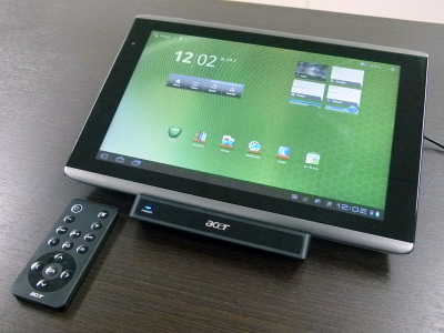 3万円台で高機能な「ICONIA TAB A500」フォトレビュー、本日発表されたAcerのAndroidタブレット - GIGAZINE