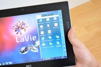 NEC「LaVie Touch」レビュー、PC感覚で安心して使えるWindows 7