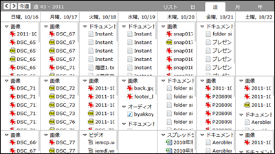 ファイルをカレンダー形式で表示 管理するフリーソフト Nemo Documents Gigazine